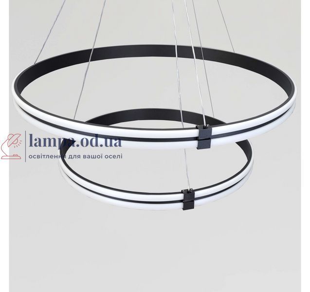 Чорна двоярусна LED люстра MD78099/80+60BK Artlight 184 Вт MD78099/80+60BK фото