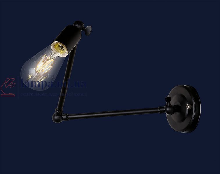 Настенное бра Levistella 707W119-1 BK, E27, черный металл, стиль лофт, 270х10мм, для дома и зала LVS03021 фото