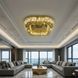 Стельова LED-люстра для вітальні Linisoln 3216-50*50 FG золото 140 Вт до 18 м 3216-50*50 FG фото 1