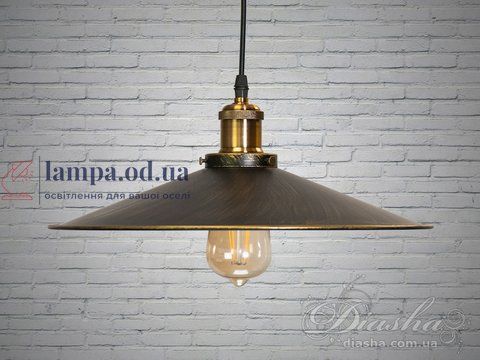 Світильник підвісний Diasha 6856-360-BK-G, E27, 40W, висота 100 см, стиль Лофт 6856-360-BK-G фото