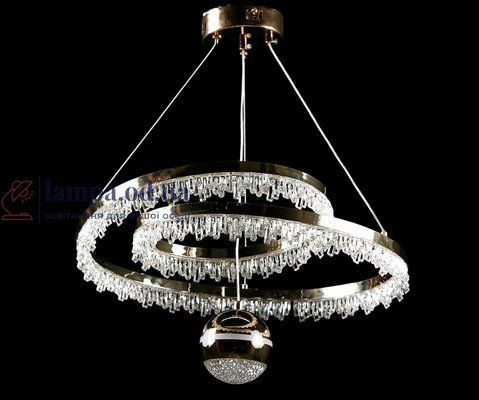 Люстра стельова LED Splendid Ray L151/2, 40Вт, золото, білий, сучасний стиль для дому 30432572 фото