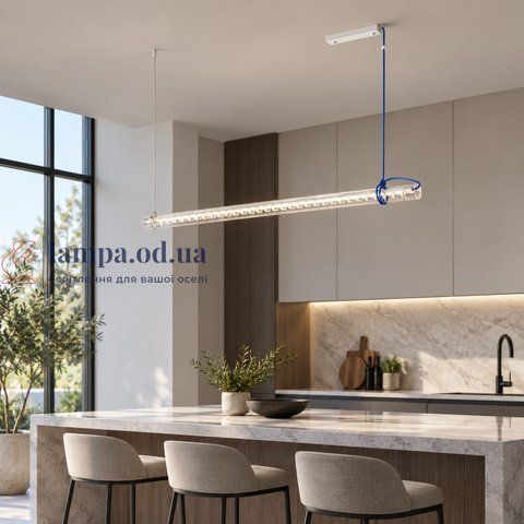 Білий трубчастий підвісний LED-світильник Levistella 992121 WH, 24 Вт, 4500 К, довжина 120 см LVS7270 фото
