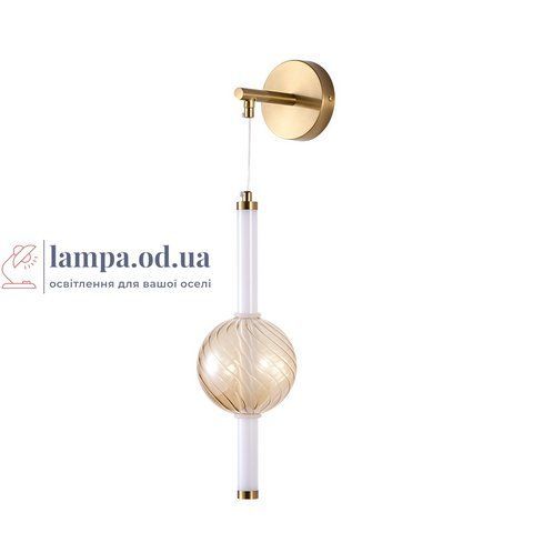 Бра настінне LED Levistella 788W39342 AB+AM, 5W, 4000K, абажур + метал, сучасний стиль LVS5473 фото