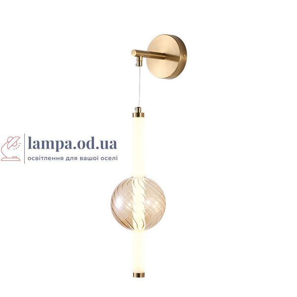Бра настенное LED Levistella 788W39342 AB+AM, 5W, 4000K, абажур + металл, современный стиль LVS5473 фото