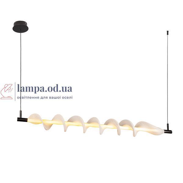 Люстра LED Levistella 7813089 (1200) BK, 16W, 3000K, чорний метал, стельова для стелі LVS6135 фото