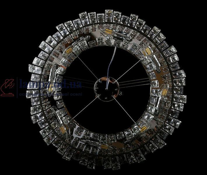 Хрустальная подвесная люстра L88052/600/8 (CR) &mdash; хром, 8&times;E14, диаметр 60 см, от 14 до 20 м&sup2; 30431441 фото