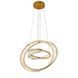 Потолочная люстра LED Levistella 799L8812C (600+400) FGD, современный стиль для дома LVS5610 фото 1