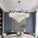 Велика кришталева люстра Artlight 8836/80CH, хром, 18 ламп E14, прозоре й димчасте скло, &Oslash;82 см, від 20-30 м&sup2; 8836/80CH фото 1