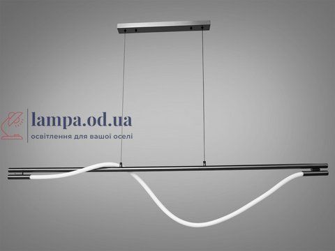 Потолочная люстра LED Diasha SY9609-L1600BHR Роуплайт, 20W, черный хром, современный стиль для коридора, гостиной, спальни SY9609-L1600BHR фото
