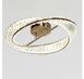 Золотая потолочная хрустальная LED-люстра Artlight 562/500GD со спиральным кольцом, 58 Вт, от 10-18 м&sup2; 562/500GD фото 3