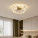 Золотая потолочная хрустальная LED-люстра Artlight 562/500GD со спиральным кольцом, 58 Вт, от 10-18 м&sup2; 562/500GD фото 1
