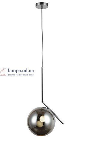 Світильник люстра підвісна в стилі лофт куля Levistella 9163815-1 CR+BK LVS3741 фото