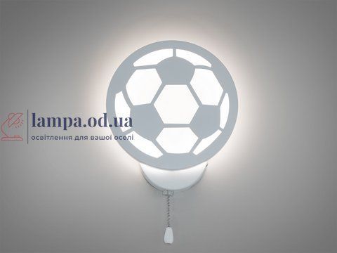 Світильник настінний LED Diasha 8065/1WH "Футбольний м'яч", 17W, білий, акрил, метал, стильний дизайн для інтер'єру 8065/1WH фото