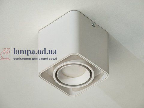 Світильник накладний точковий Diasha 165A-1-WH GU10, 40W, білий, для кухні та інтер'єру 165A-1-WH фото