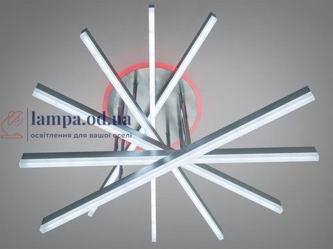 Потолочная светодиодная люстра Diasha 7010NEW HR LED 3color для гостиной, кухни и спальни, диммер, пульт, 102 W, 65 см, 12-20 m&sup2; 7010NEW HR LED 3color d фото