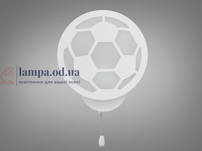 Світильник настінний LED Diasha 8065/1WH "Футбольний м'яч", 17W, білий, акрил, метал, стильний дизайн для інтер'єру 8065/1WH фото
