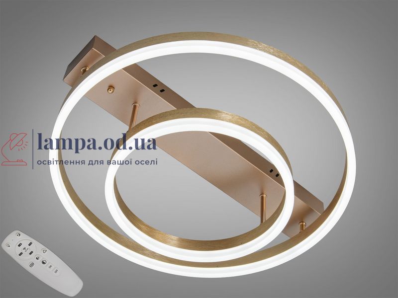 Стельова LED люстра Diasha 2537G dimmer, золото, 60 Вт, от 10 до 16 м&sup2; 2537G dimmer фото