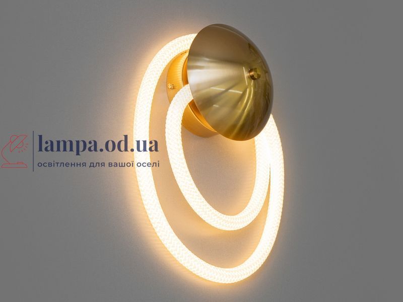 Світильник настінний LED Diasha 9605-GAB Мотузка 16W, бронза, для коридору, спальні, вітальні, кухні, IP20, 880 лм 9605-GAB фото