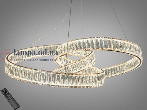 Светодиодная люстра Diasha 531/800G 175W, регулируемая, высота 145 см, хрусталь, современный стиль для гостиной 531/800G фото