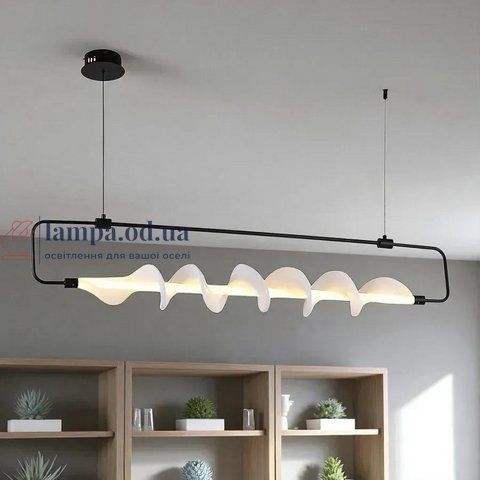 Потолочная люстра LED Levistella 7813173 BK, 10W, 3000K, черный металл, для гостиной LVS6144 фото