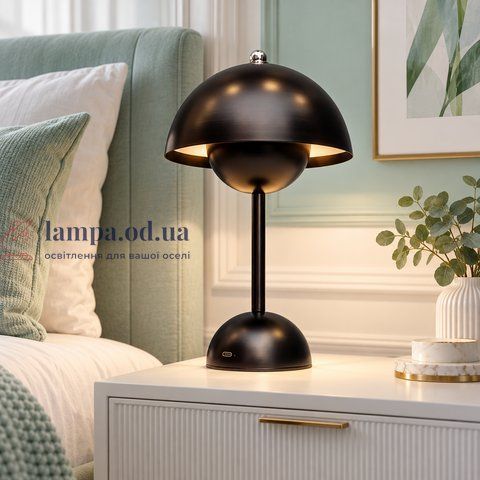 LED настільна лампа Levistella 795LTA35 BLACK, сенсорна, чорний LVS7381 фото