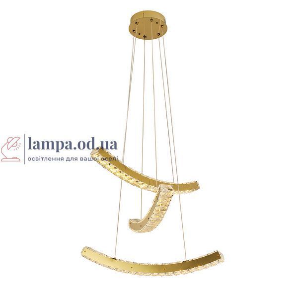 Люстра стельова LED Levistella 802L7883 GD, 34W, регульована температура світла, золото, сучасний стиль для дому LVS5621 фото
