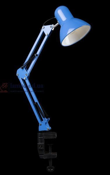 Настольная лампа Splendid Ray NSM-800A, регулировка высоты 30-55 см, голубой и белый, офисный стиль 30386163 фото