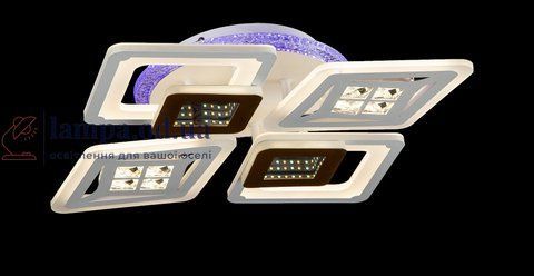 Люстра стельова LED Splendid Ray LK29046/2+2+1, 128W, білий та золото, сучасний стиль, з пультом 30408135 фото