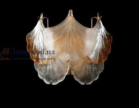 Бра кришталеве Splendid Ray BMD29070/1W (GD), 1 лампа, золото/білий/коричневий, 27 см, сучасний стиль для дому 30430648 фото