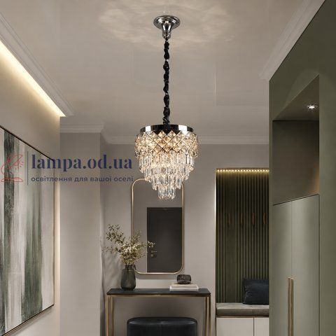 Кришталева LED люстра Splendid Ray L9041/300/1 LED (CH+Clear) 30436224 фото