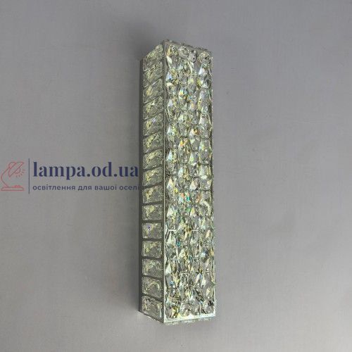 Стильный настенный LED светильник для кухни и гостиной Linisoln 595-520 CH хром стекло 52 см 55W 3 режима 595-520 CH фото