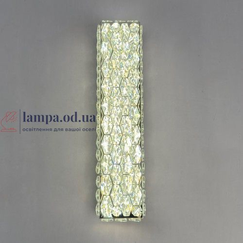 Стильный настенный LED светильник для кухни и гостиной Linisoln 595-520 CH хром стекло 52 см 55W 3 режима 595-520 CH фото