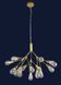 Потолочная люстра Levistella 918LP268-15 GD+BK, 15 плафонов, золото + черный, металл + стекло LVS3522 фото 2