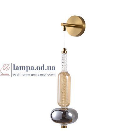 Бра настінне LED Levistella 788W39325 AB+SM+AM, 5W, 4000K, абажур, сучасний стиль LVS5514 фото