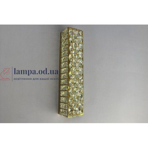 Современный настенный LED светильник для кухни и спальни Linisoln 595-520 FG золото стекло 52 см 55W 3 режима 595-520 FG фото
