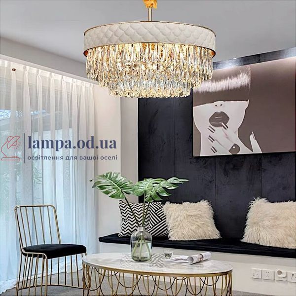 Красива кришталева люстра у вітальню Art 88205/800WH Art 88205/800WH фото