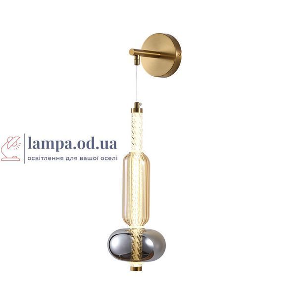 Бра настенное LED Levistella 788W39325 AB+SM+AM, 5W, 4000K, абажур, современный стиль LVS5514 фото