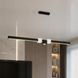 Сучасний підвісний LED світильник Diasha 7528/1000BK, чорний, 121 см, 28 W, 0-10 м2 7528/1000BK фото 1