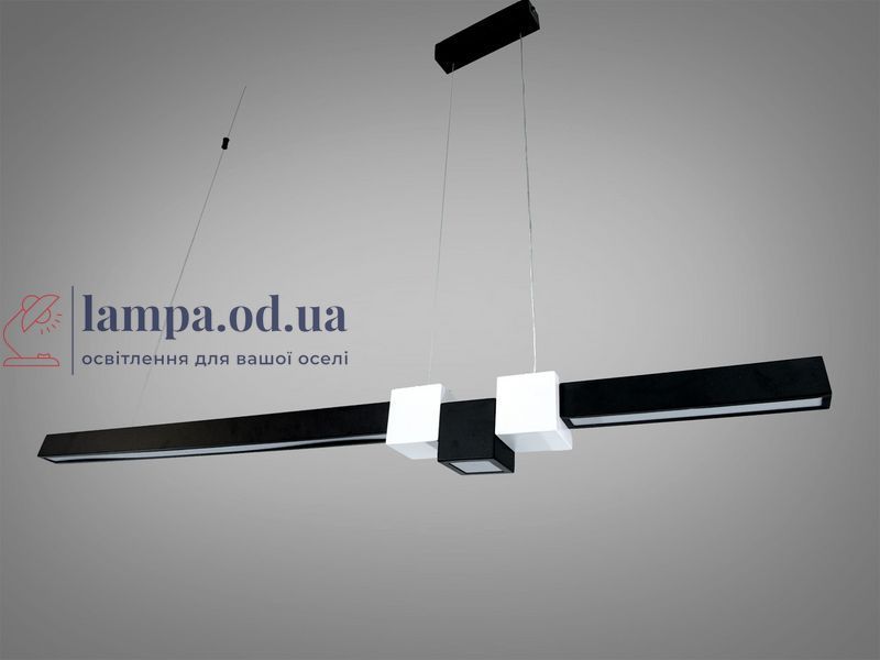Сучасний підвісний LED світильник Diasha 7528/1000BK, чорний, 121 см, 28 W, 0-10 м2 7528/1000BK фото