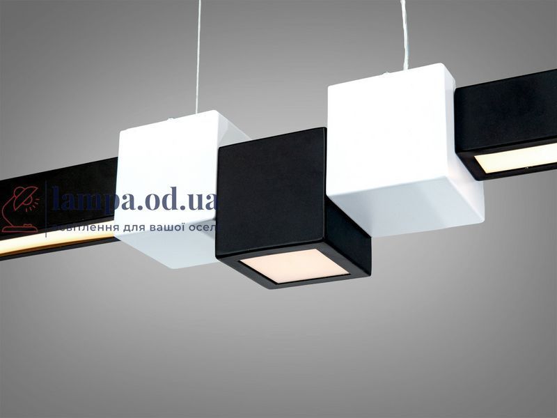 Сучасний підвісний LED світильник Diasha 7528/1000BK, чорний, 121 см, 28 W, 0-10 м2 7528/1000BK фото