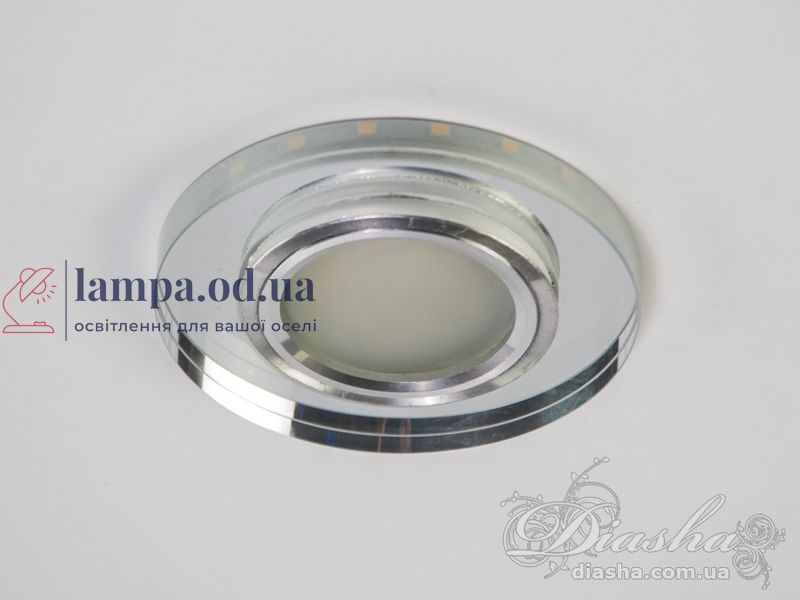 Встраиваемый светильник LED Diasha 6013WH MR16, 40W, IP20, металл/стекло, диаметр 9 см, высота 1 см 6013WH фото