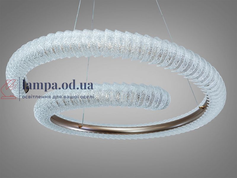 Стильная подвесная LED люстра Diasha MD2509/800CG графит 132W с пультом до 22 м&sup2; MD2509/800CG фото