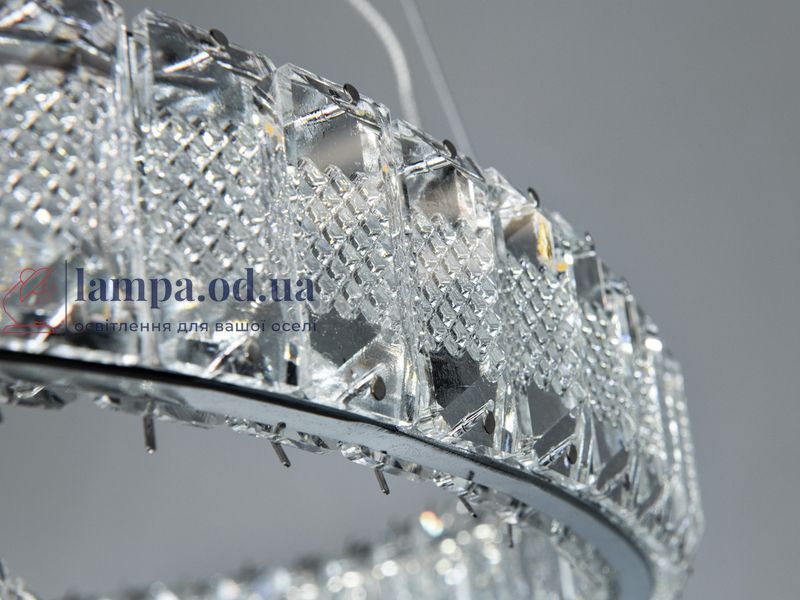 Люстра хрустальная подвесная LED Diasha D8879/500CH, хром, &Oslash;52 см, 92 W, пульт D8879/500CH фото