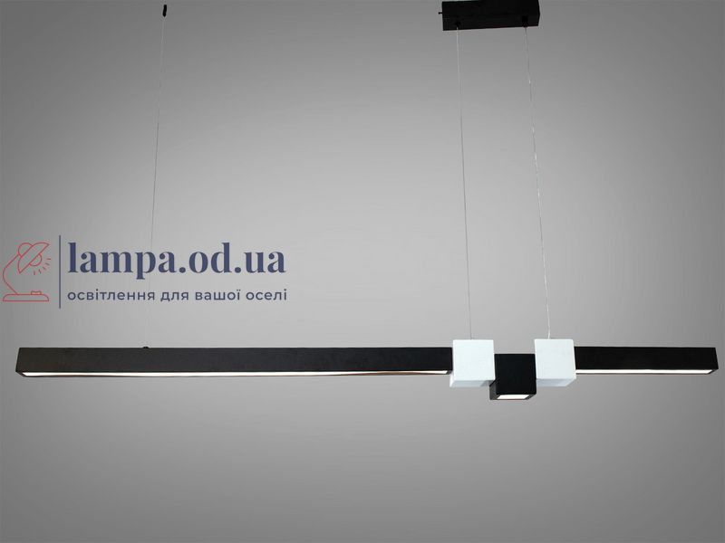 Сучасний підвісний LED світильник Diasha 7528/1000BK, чорний, 121 см, 28 W, 0-10 м2 7528/1000BK фото