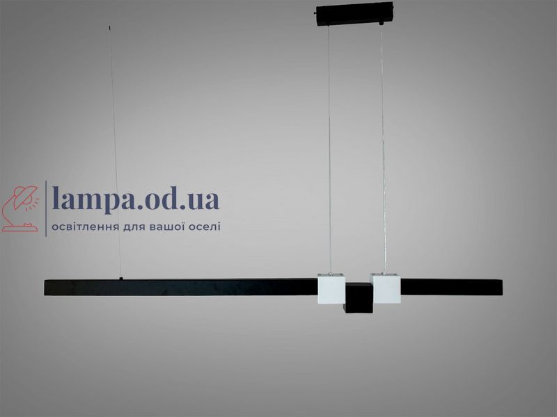 Сучасний підвісний LED світильник Diasha 7528/1000BK, чорний, 121 см, 28 W, 0-10 м2 7528/1000BK фото