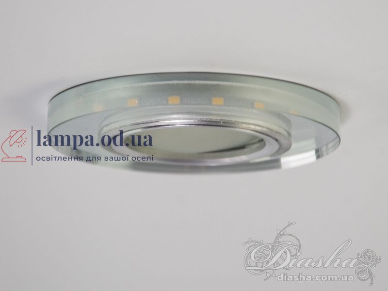 Встраиваемый светильник LED Diasha 6013WH MR16, 40W, IP20, металл/стекло, диаметр 9 см, высота 1 см 6013WH фото
