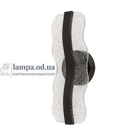 Бра настінне LED Levistella 796W6395(3) BK, 8W, чорний, акриловий плафон, три режими світла LVS5824 фото