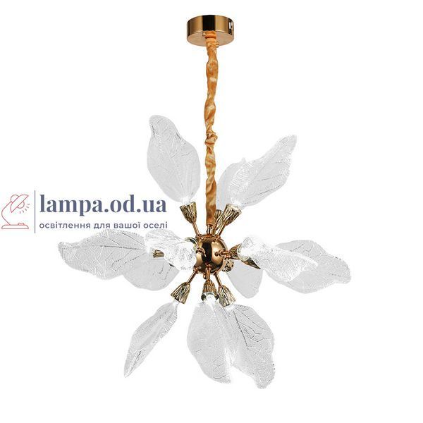 Потолочная люстра LED Levistella 7989225-12 led GD, 11W, три режима света, золотой акрил, современный стиль LVS5773 фото