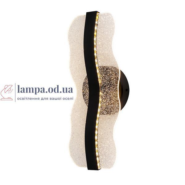 Настенное бра LED Levistella 796W6395(3) BK, 8W, черный, акриловый плафон, три режима света LVS5824 фото