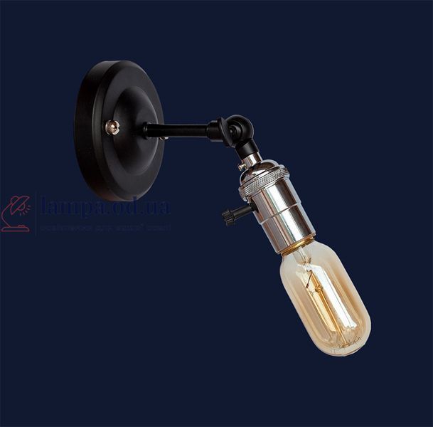 Настенное бра Levistella 752WB1901-1, E27, 60W, черный металл, хром, современный стиль для дома LVS03822 фото